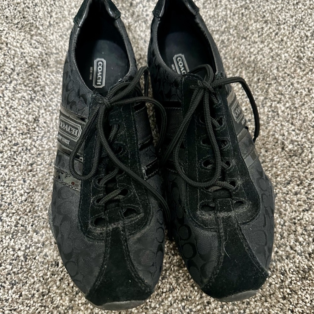 Coach tennis shoes.
